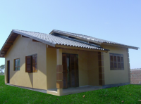 015 Casa Alvenaria Padrão em terreno plano