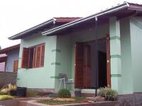 005 Casa Alvenaria Padrão em terreno aclive